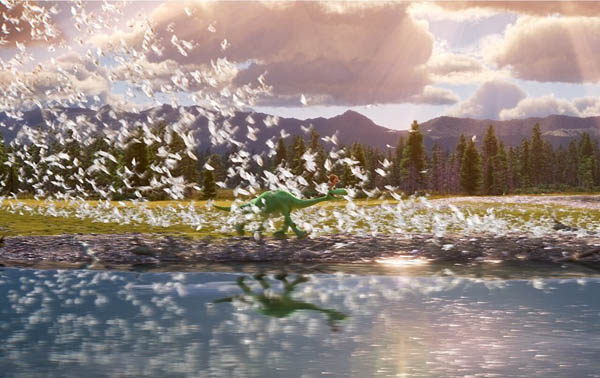 The animated movie about a boy and a dinosaur opens nationwide on Thursday. [DISNEY-PIXAR] 