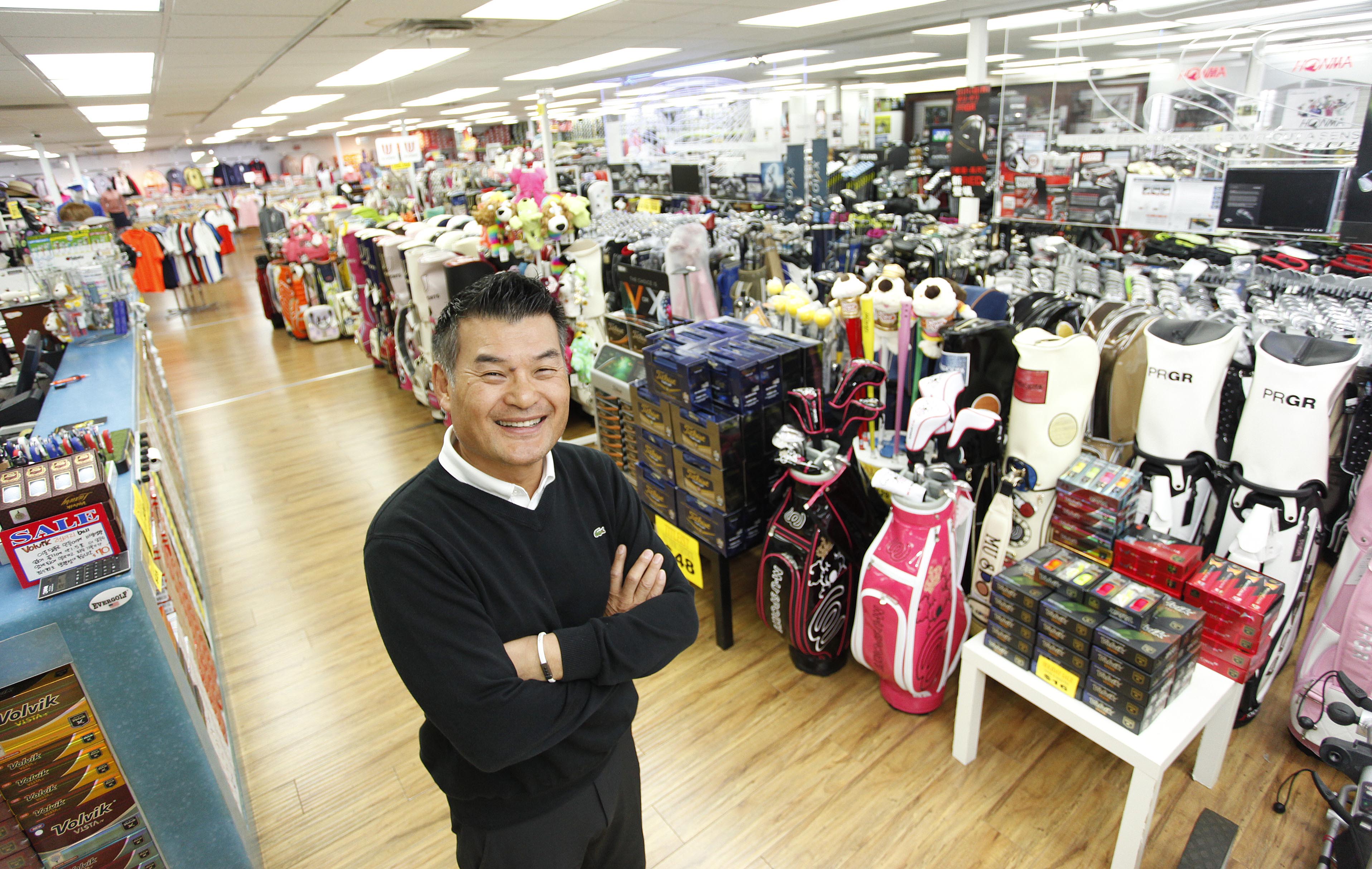 Olympic golf owner David Noh, who currently has sales rights to eight golf brands, explaining his future plans.
