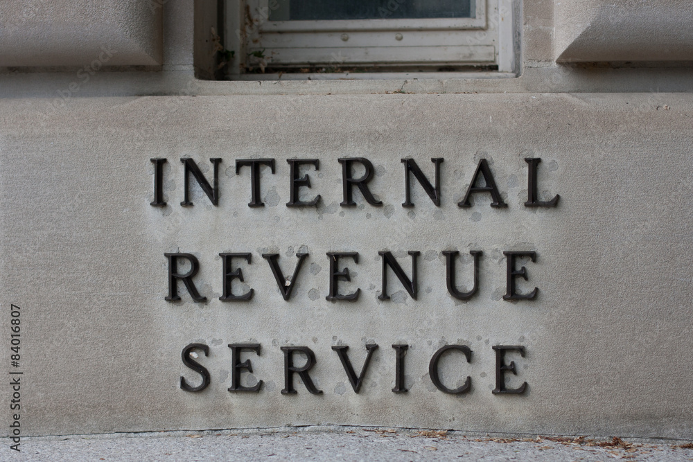 IRS Headquarters Sign