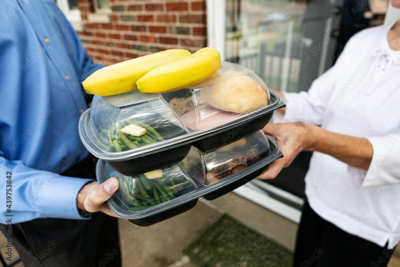 Meal: Senior Takes Several Meals From Volunteer