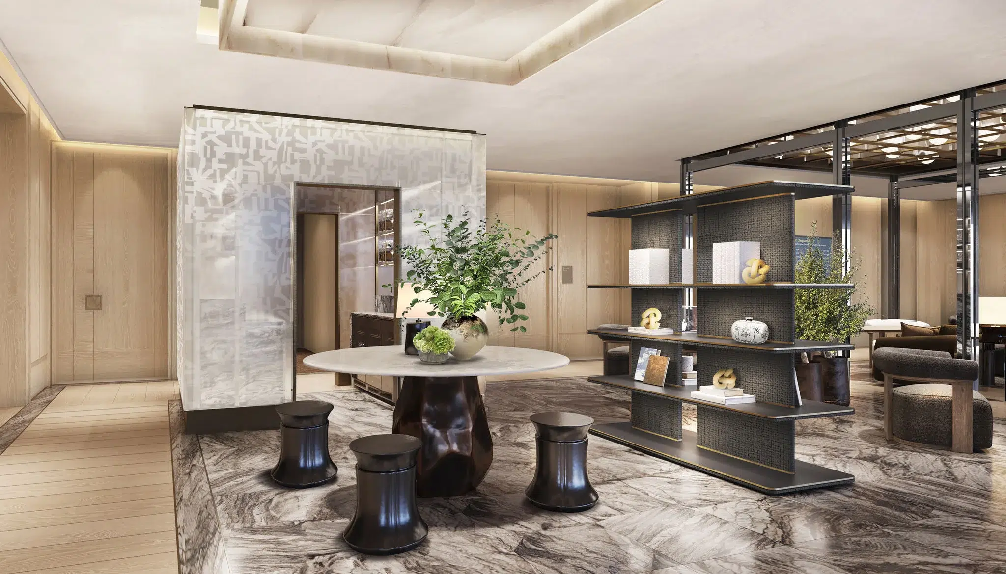 Korean Air's First Class Lounge at Incheon International Airport Terminal 2, set for a premium redesign.