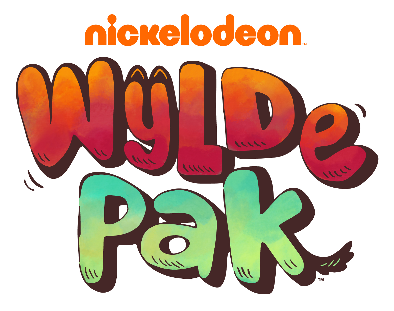 Wylde Pak Korean American family series logo from Nickelodeon's