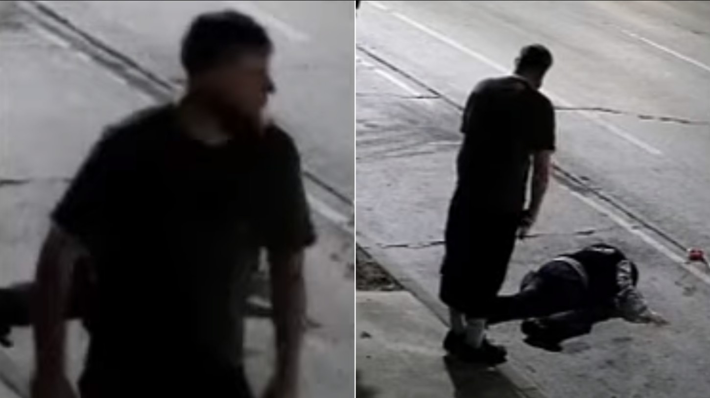Surveillance footage shows an Asian hate crime in Culver City, where a woman was attacked in 2021. The Culver City Police Department released the footage on June 15, 2021.