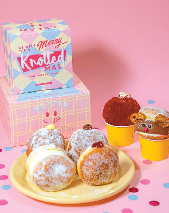 Café Knotted K-Donut shop donuts displayed for first U.S. opening
