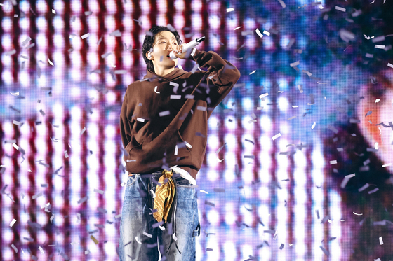 J-Hope of boy band BTS during his ″Hope on the Stage″ world tour [BIGHIT MUSIC]