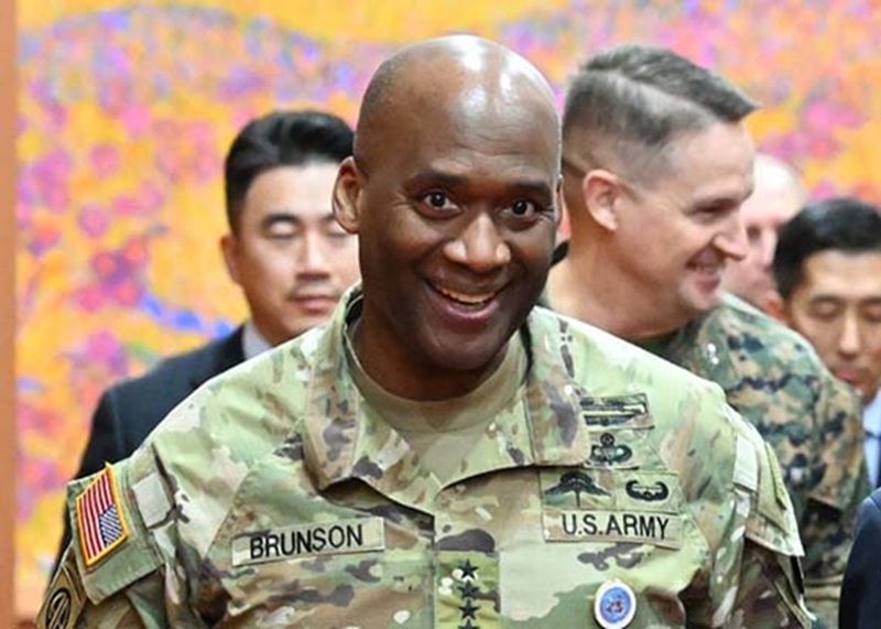 Gen. Xavier Brunson, commander of U.S. Forces Korea