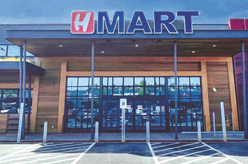 Front of new H Mart Seattle Ballard store captured from Instagram