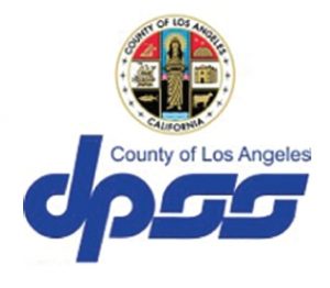 LA County Department of Public Social Services logo, central to federal investigation into immigrant benefits