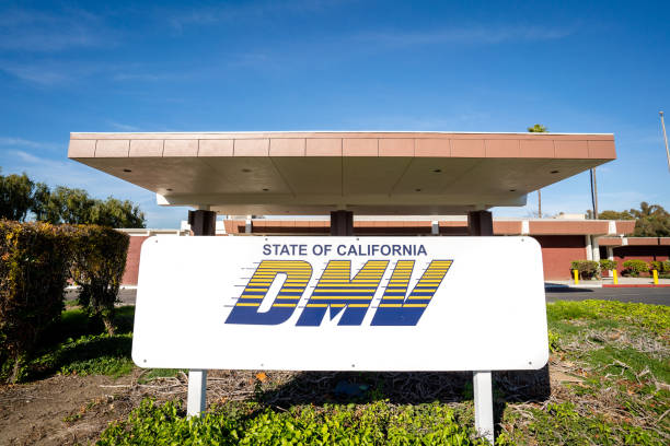 Fullerton DMV office front entrance during Real ID hours extension in California