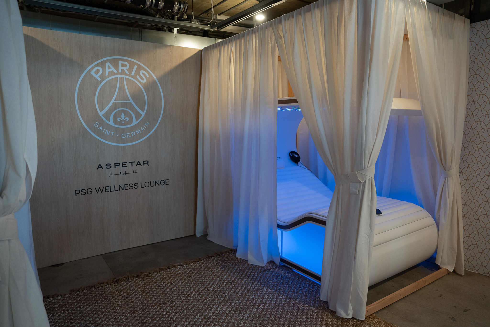 PSG House wellness area modeled after team’s recovery space at LA pop-up