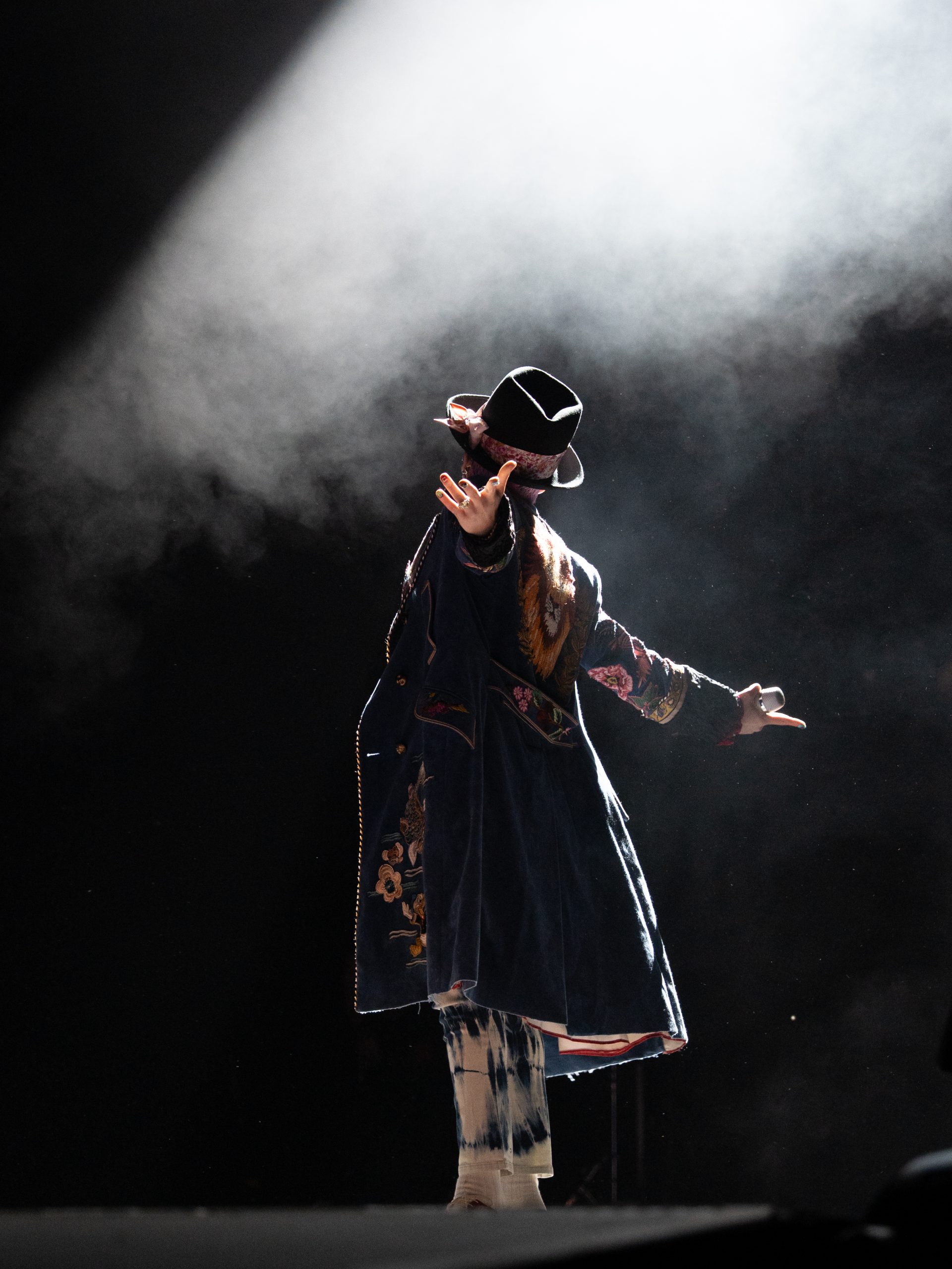 G-Dragon performs at Head in the Clouds 2025 in Pasadena on May 31