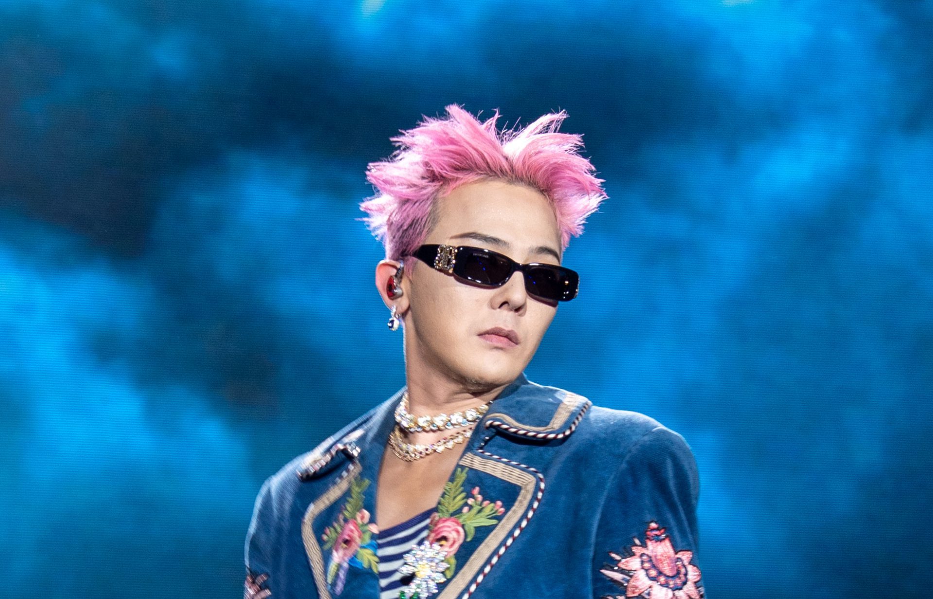 G-Dragon performs at Head in the Clouds 2025 in Pasadena on May 31