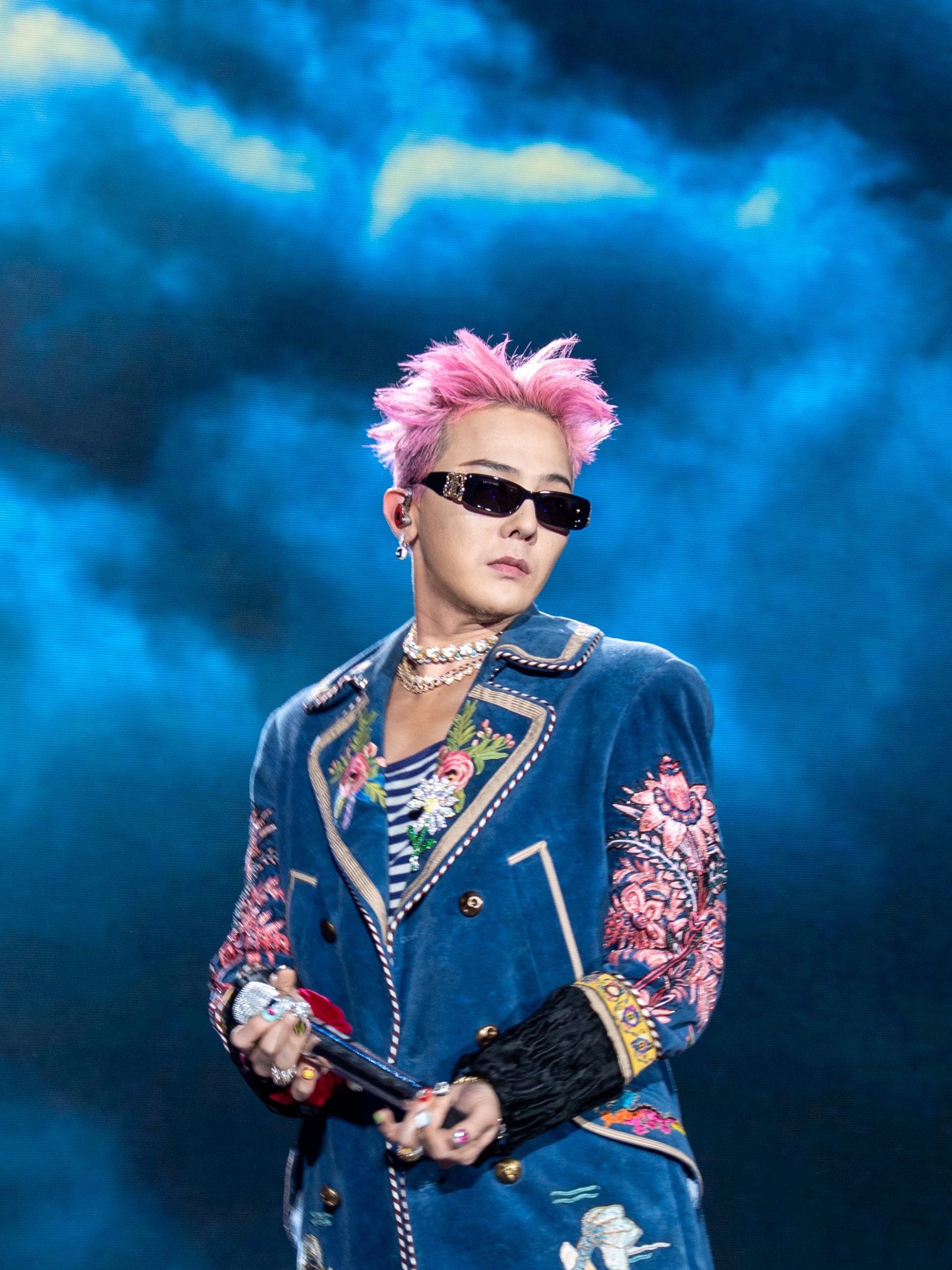 G-Dragon performs at Head in the Clouds 2025 in Pasadena on May 31