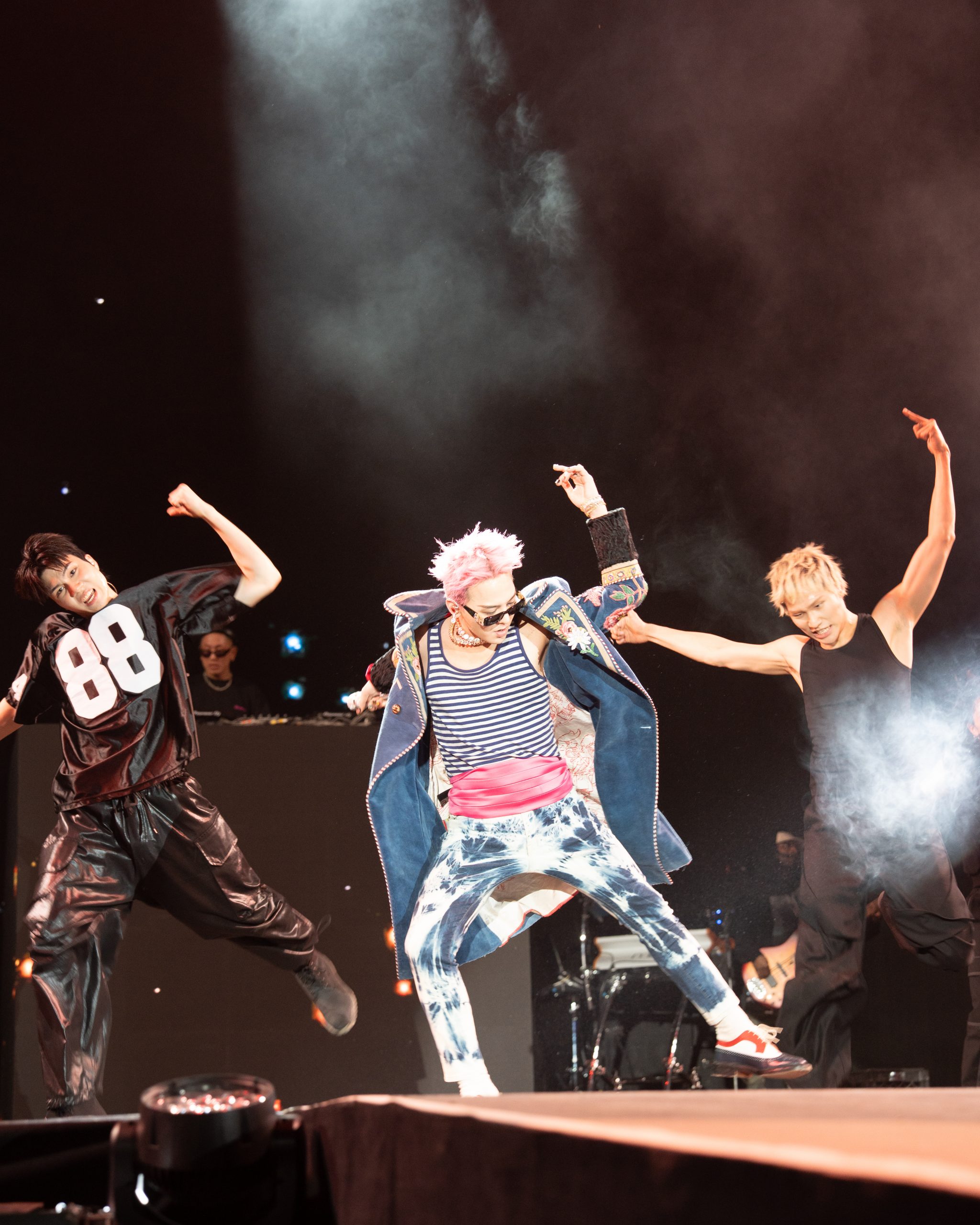 G-Dragon performs at Head in the Clouds 2025 in Pasadena on May 31