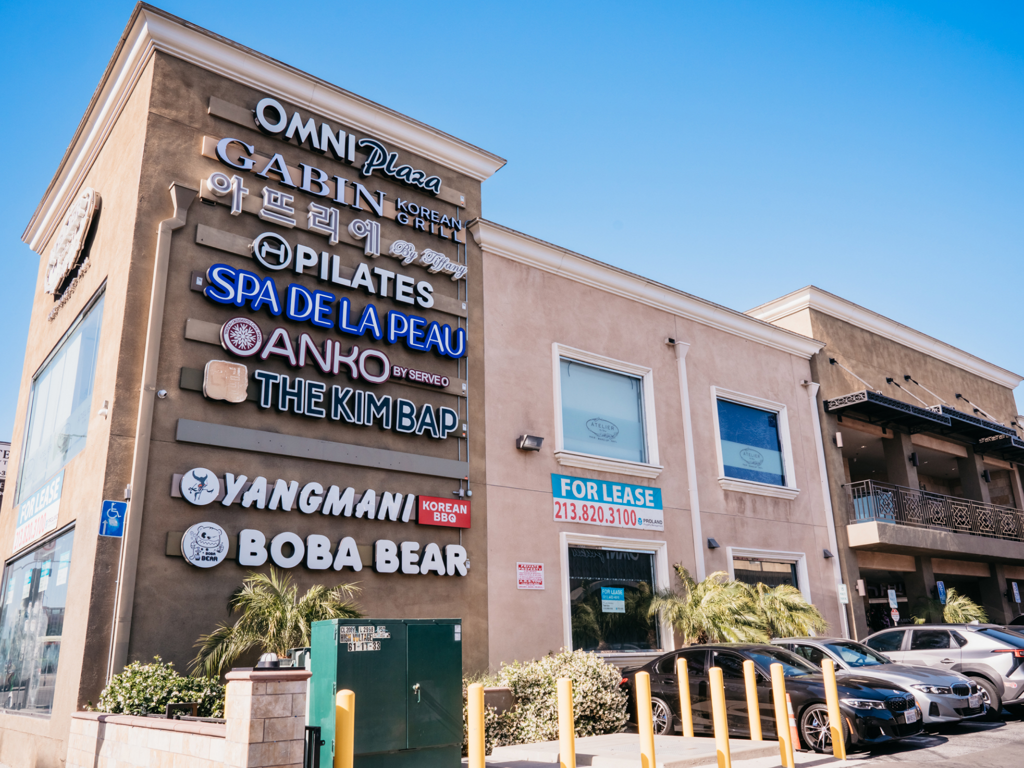 A close-up of Pyongyang naengmyeon at Seogwan by Yellowcow Kbbq in LA Koreatown shows thin buckwheat noodles in chilled beef broth with sliced toppings, highlighting its traditional preparation style.