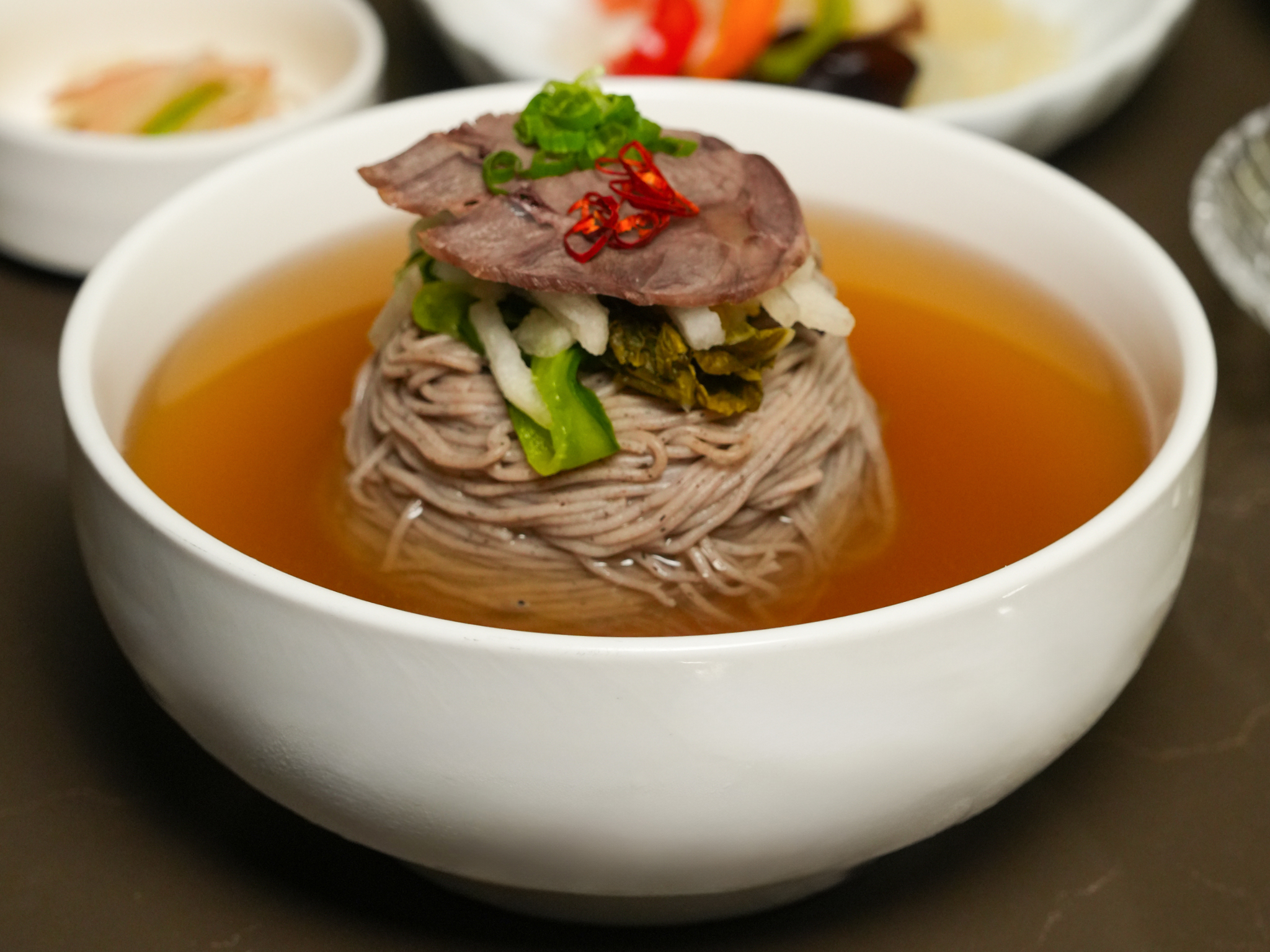 Pyongyang naengmyeon noodles Gabin Korean Grill LA Koreatown