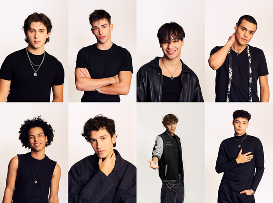 Eight of the 16 participants in HYBE's Santos Bravos project [HYBE LABELS]