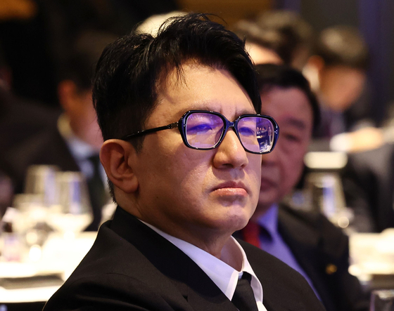 Bang Si-hyuk, founder and chairman of entertainment company HYBE, is pictured on Feb. 20. [YONHAP]