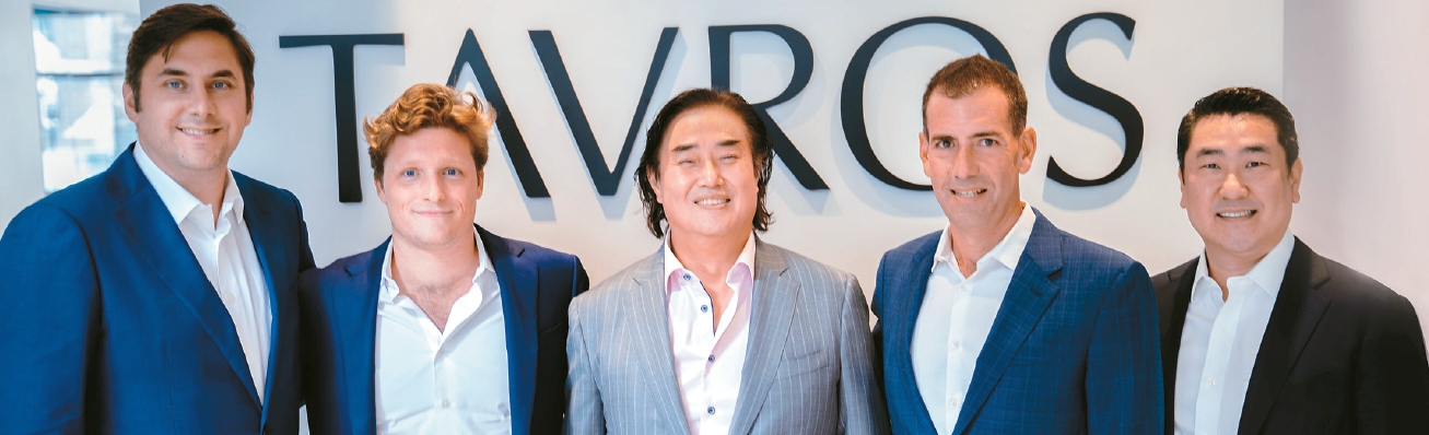 Bohyun Park with investors at Incoco Capital event for Korean American condo development in NYC