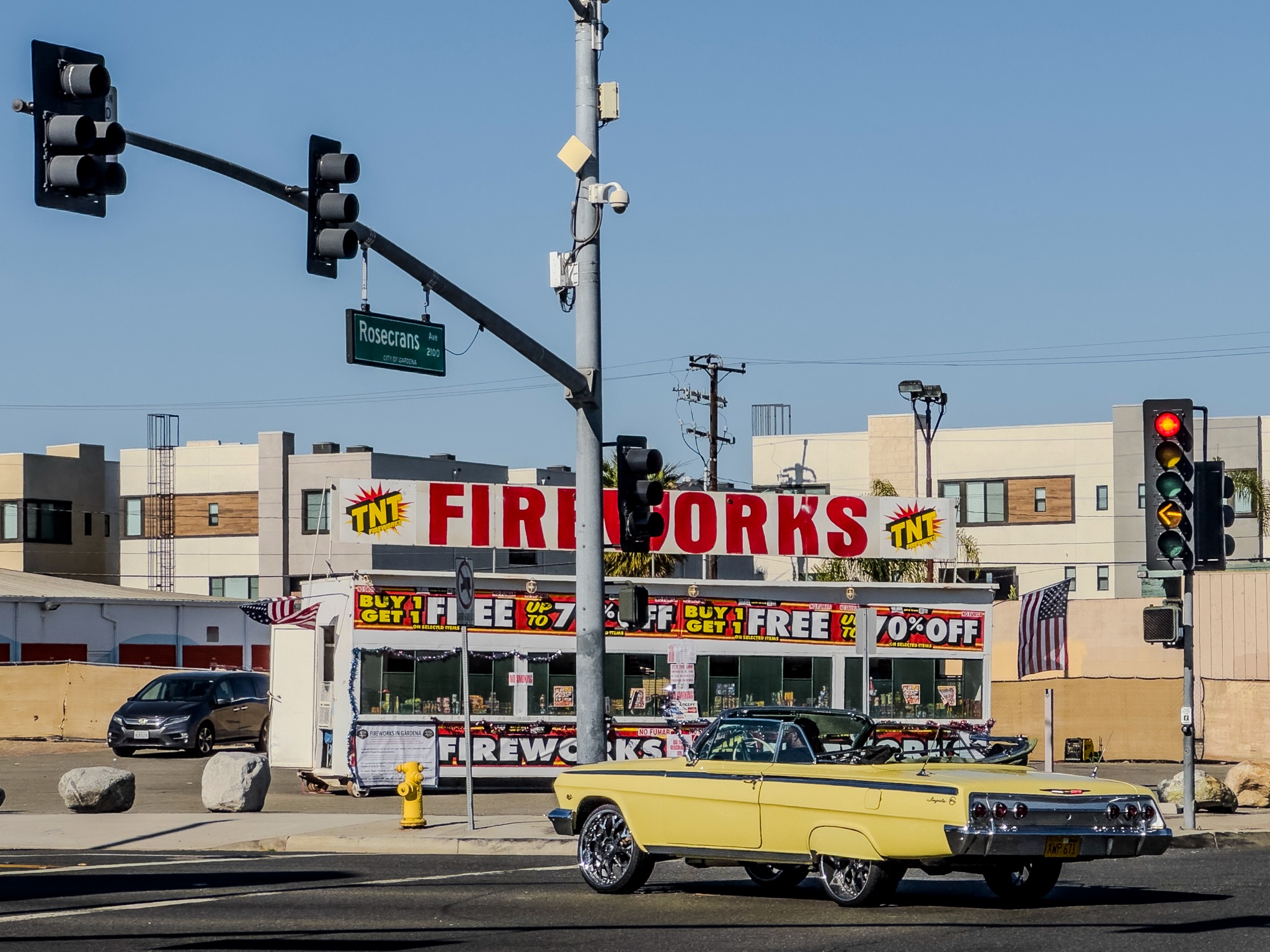 TNT fireworks stand Gardena Independence Day store closures