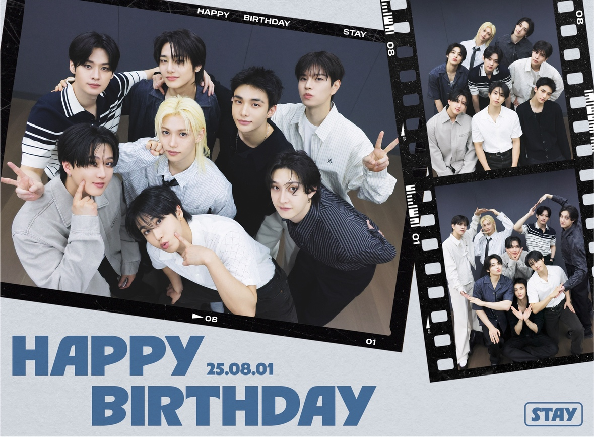 Stray Kids celebrates the seventh anniversary of officially naming its fan base, STAY, on Aug. 1. [JYP ENTERTAINMENT]