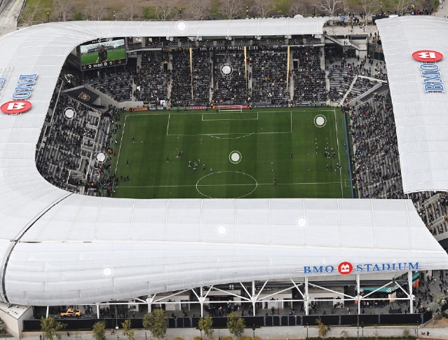 BMO Stadium, home of LAFC and Son Heung-Min's new MLS team