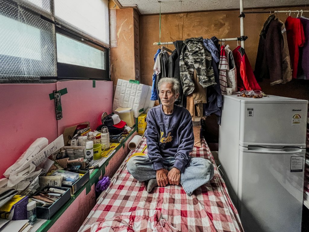 Chae Byeong-rok at a deportee shelter in Yeoju, South Korea