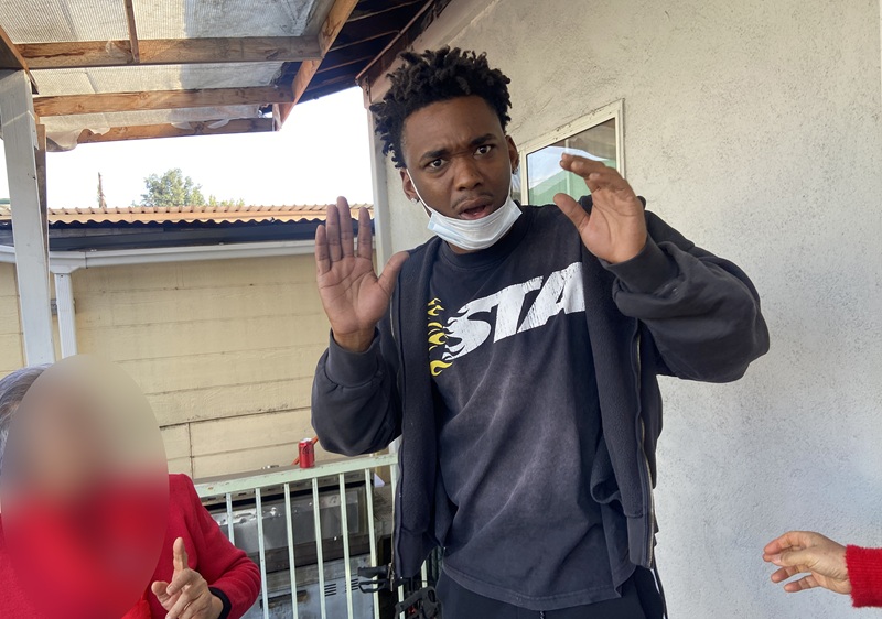 A man believed to be the suspect. [Courtesy of Pastor Sam Shin]