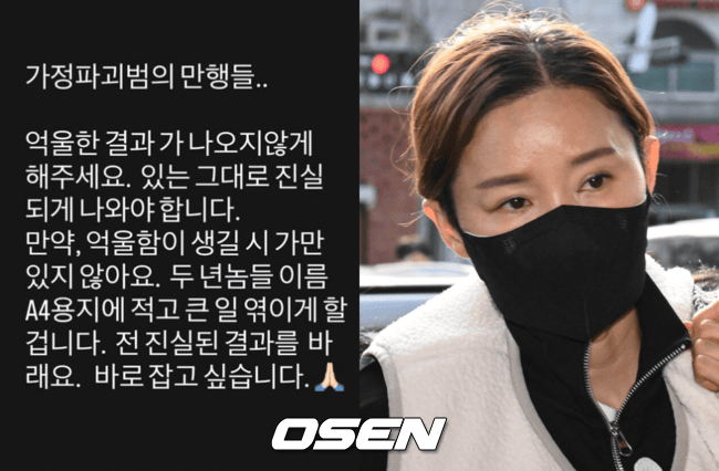 Nam Hyun-hee ex-husband affair