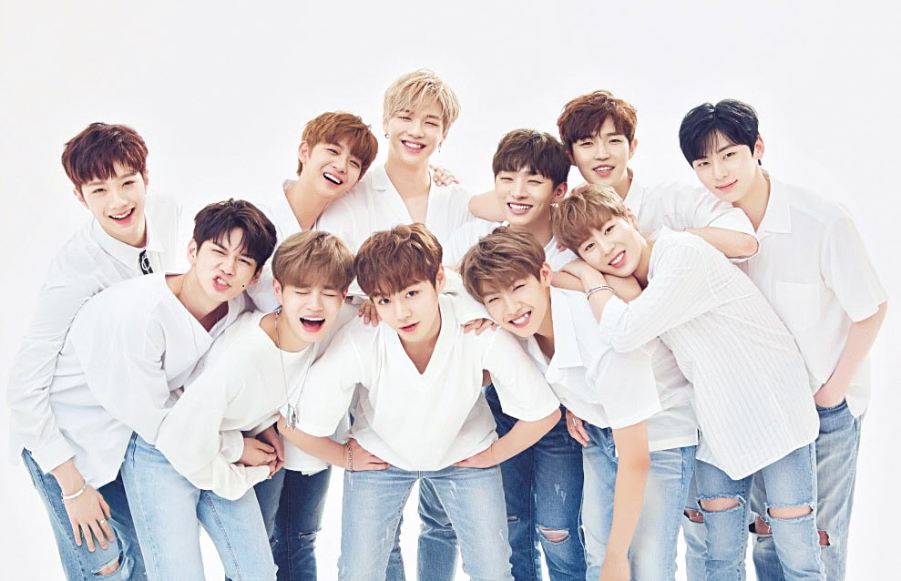 Boy band Wanna One [SWING ENTERTAINMENT]