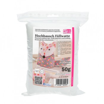 Füllwatte Hochbausch  (50g) - Weiß