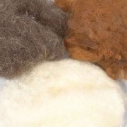 Filzwolle (50g) - Natur Mix