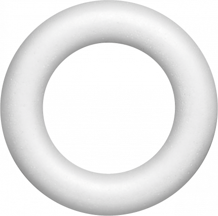 Styroporhalbring (ø300mm)