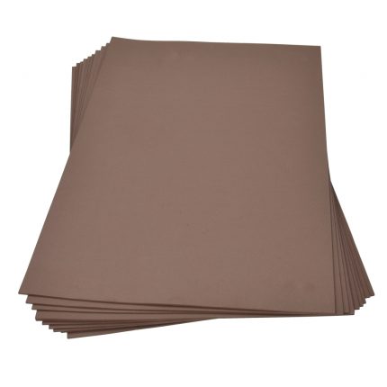 Moosgummiplatte (300x450x2mm) - Braun