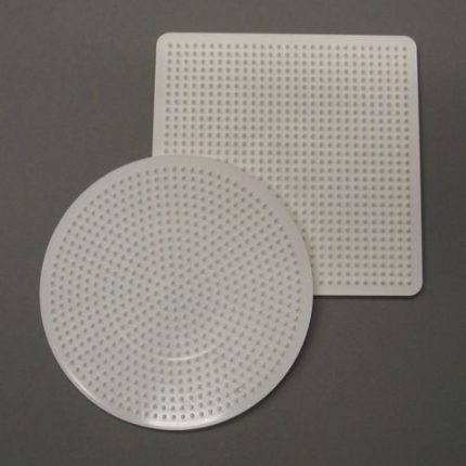 (SET) Bügelperlen Steckplatten - Kreis/Quadrat