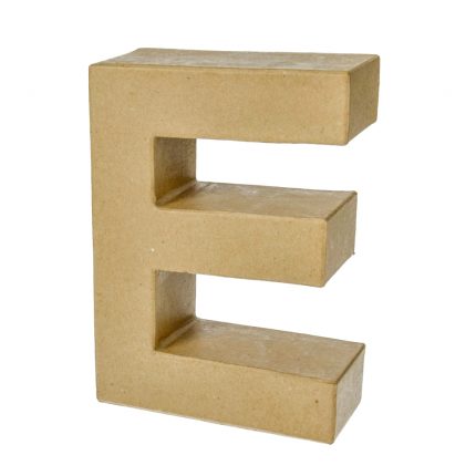 Pappbuchstabe (17,5cm) - E