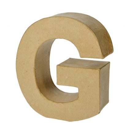 Pappbuchstabe (17,5cm) - G