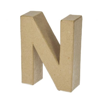 Pappbuchstabe (17,5cm) - N