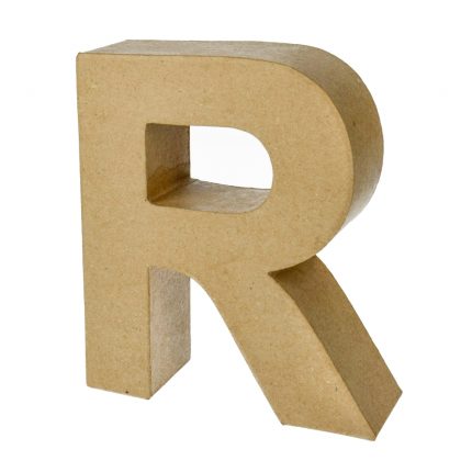 Pappbuchstabe (17,5cm) - R