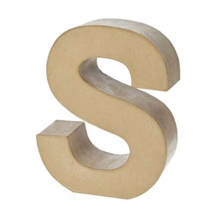 Pappbuchstabe (17,5cm) - S