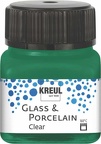 Glass & Porcelainfarbe (20ml) - Dunkelgrün/Clear
