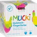 MUCKI Quietsch-Fingerfarbe 4er Set 150 ml