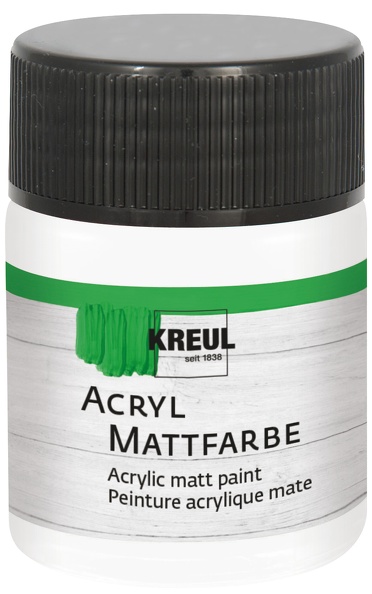 Acryl-Mattfarbe (50ml) - Weiß