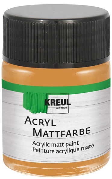Acryl-Mattfarbe (50ml) - Ocker