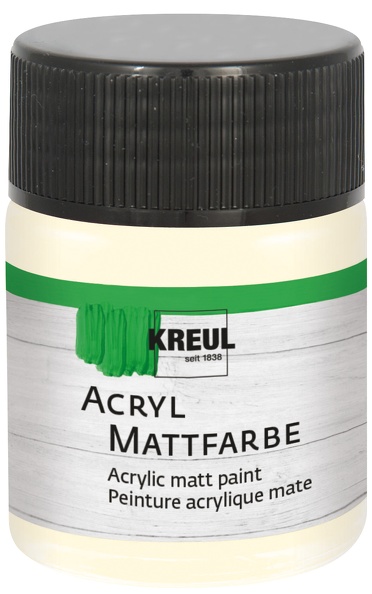 Acryl-Mattfarbe (50ml) - Elfenbein
