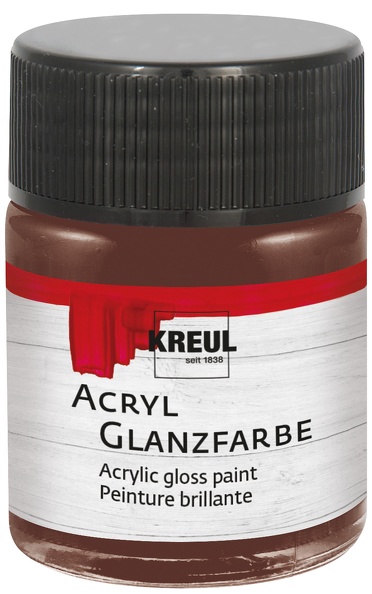 Acryl-Glanzlack (50ml) - Dunkelbraun