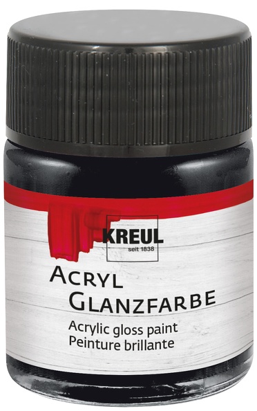 Acryl-Glanzlack (50ml) - Schwarz