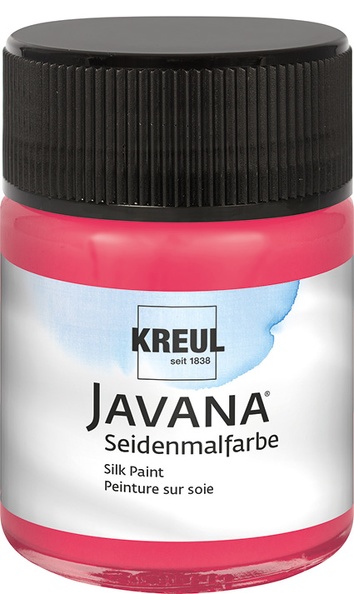 JAVANA Seidenmalfarbe Rot Gl. 50ml