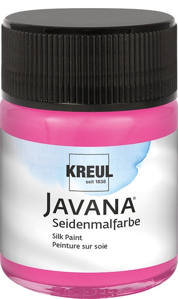 JAVANA Seidenmalfarbe Pink Gl. 50ml