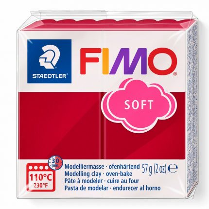 Fimo Soft (57g) - Kirschrot